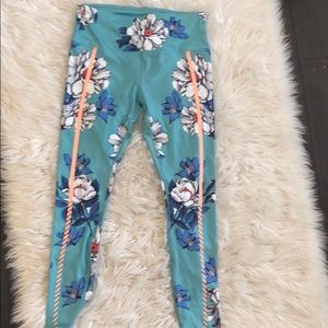 NWOT RBX teal floral pant